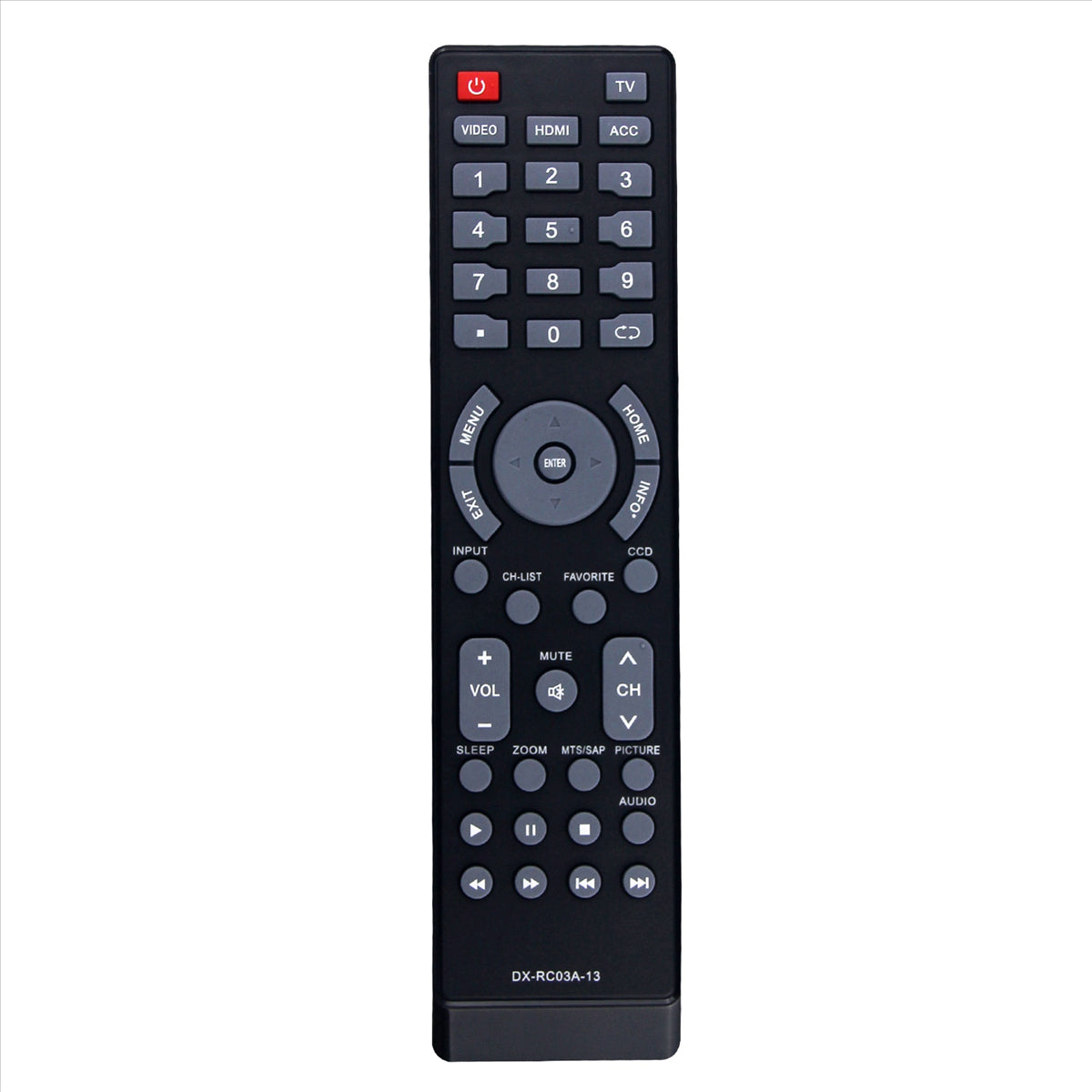 DX-RC03A-13 Replacement Remote for Dynex Insignia Televisions