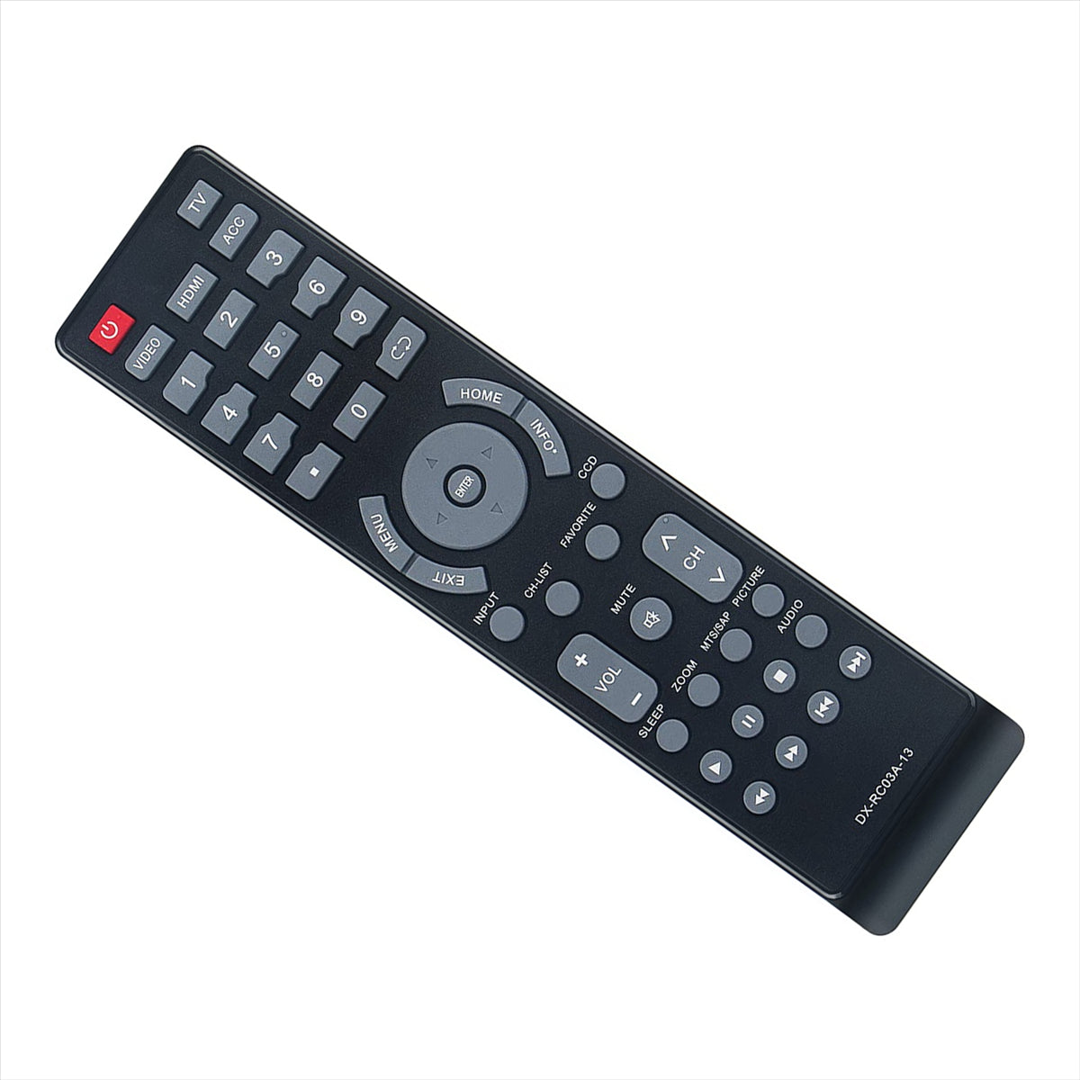 DX-RC03A-13 Replacement Remote for Dynex Insignia Televisions