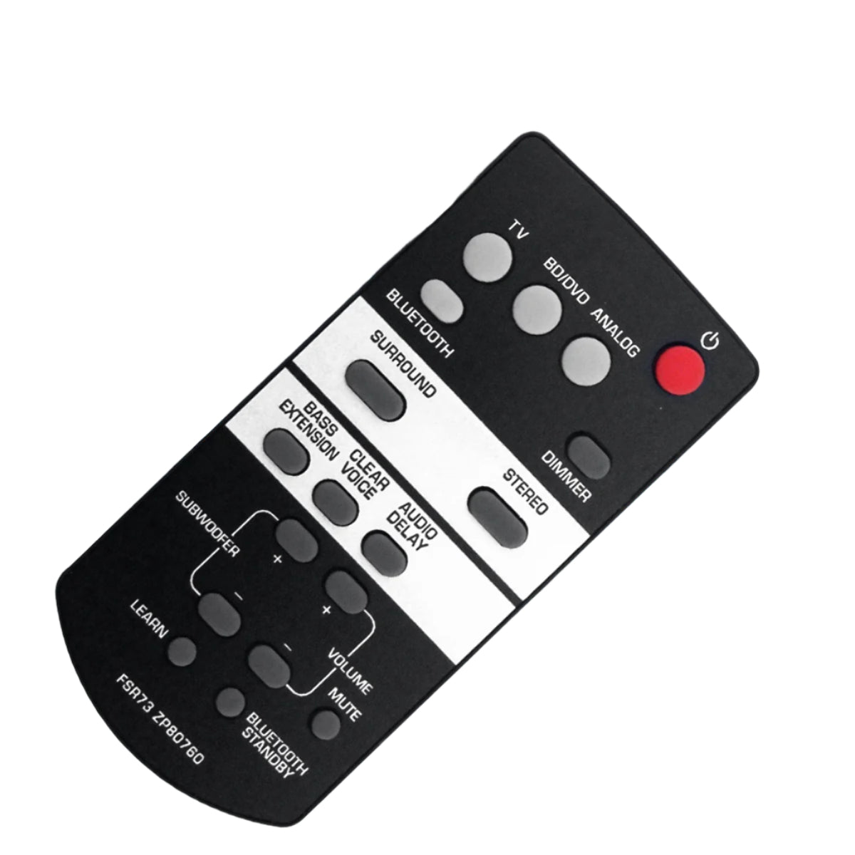 FSR73 Replacement Remote for Yamaha SoundBar Speaker Systems