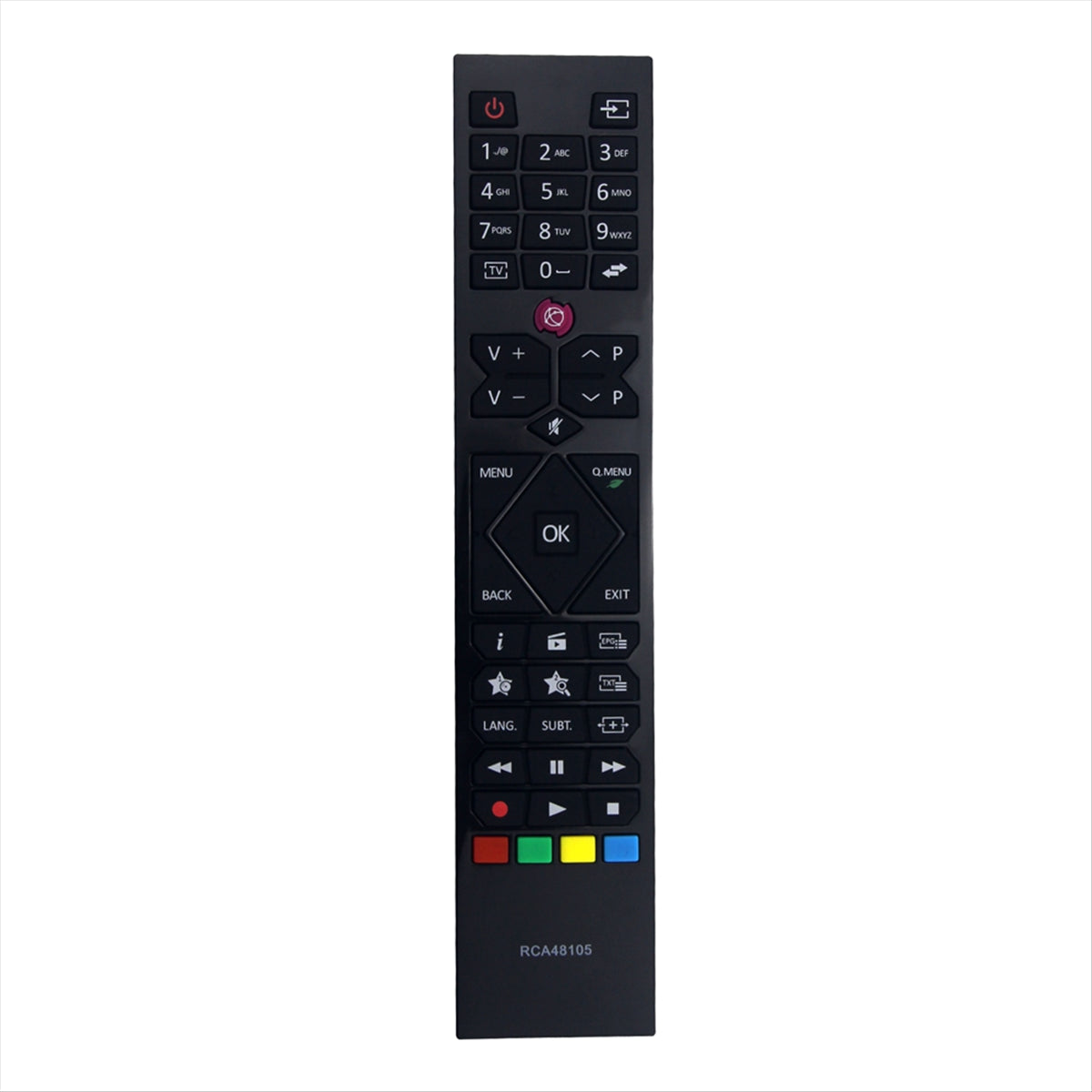 RCA48105 Replacement Remote for Hitachi Televisions