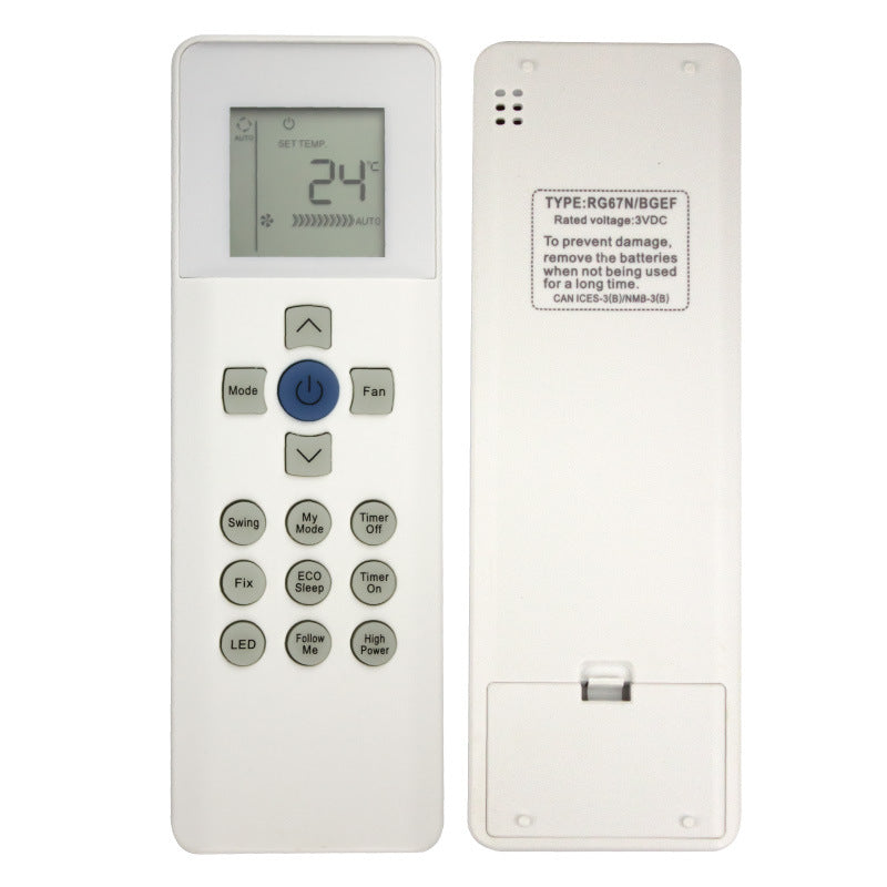 RG67N/BGEF Replacement Remote for Carrier Air Conditioners