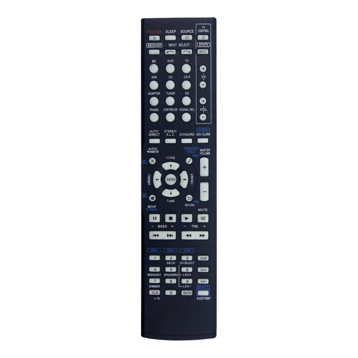 AXD7587 Replacement Remote for Pioneer AV Receivers