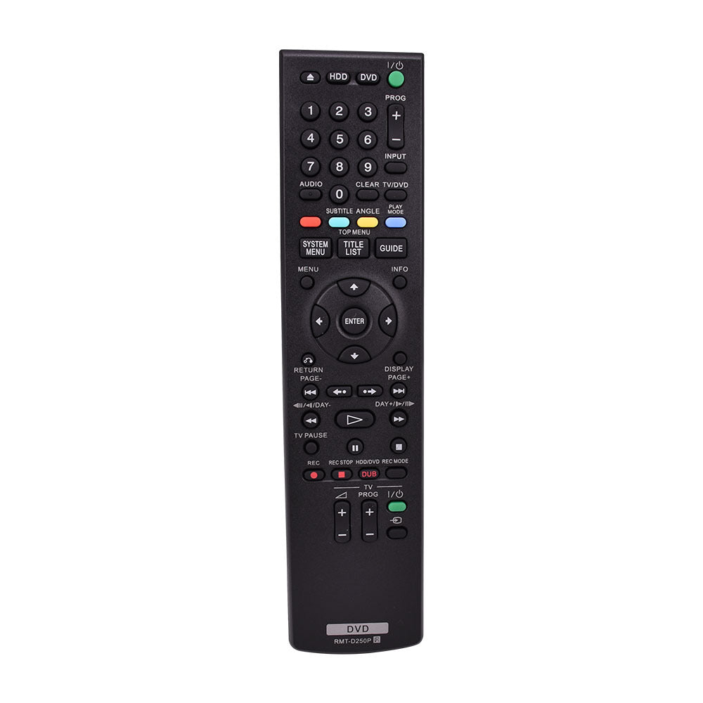 RMT-D250P Replacement Remote for SONY DVD Recorders