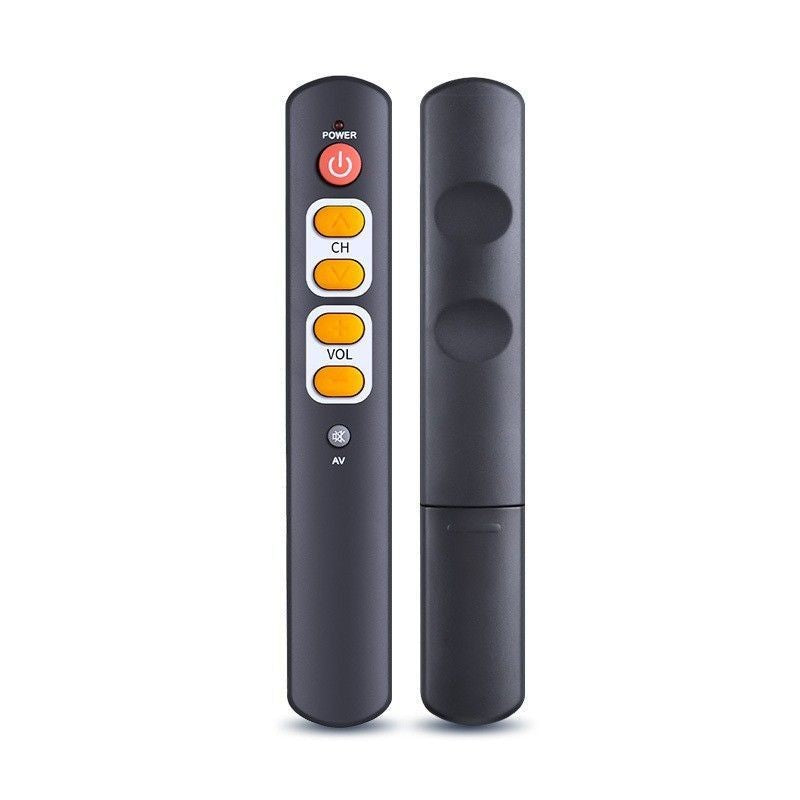 Universal Large Button 6-Key Learning Replacement Remote for TV, DVD Players & More