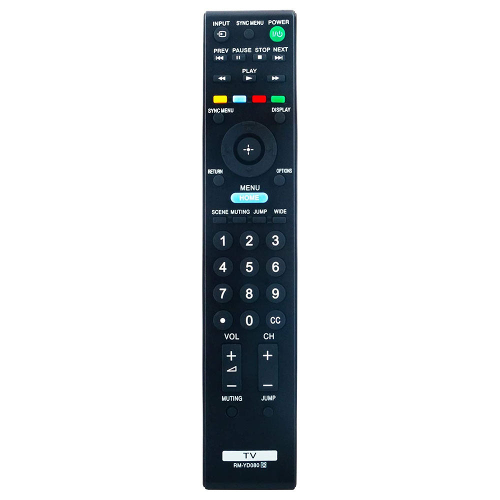 RM-YD080 Replacement Remote for Sony Bravia LCD LED Televisions