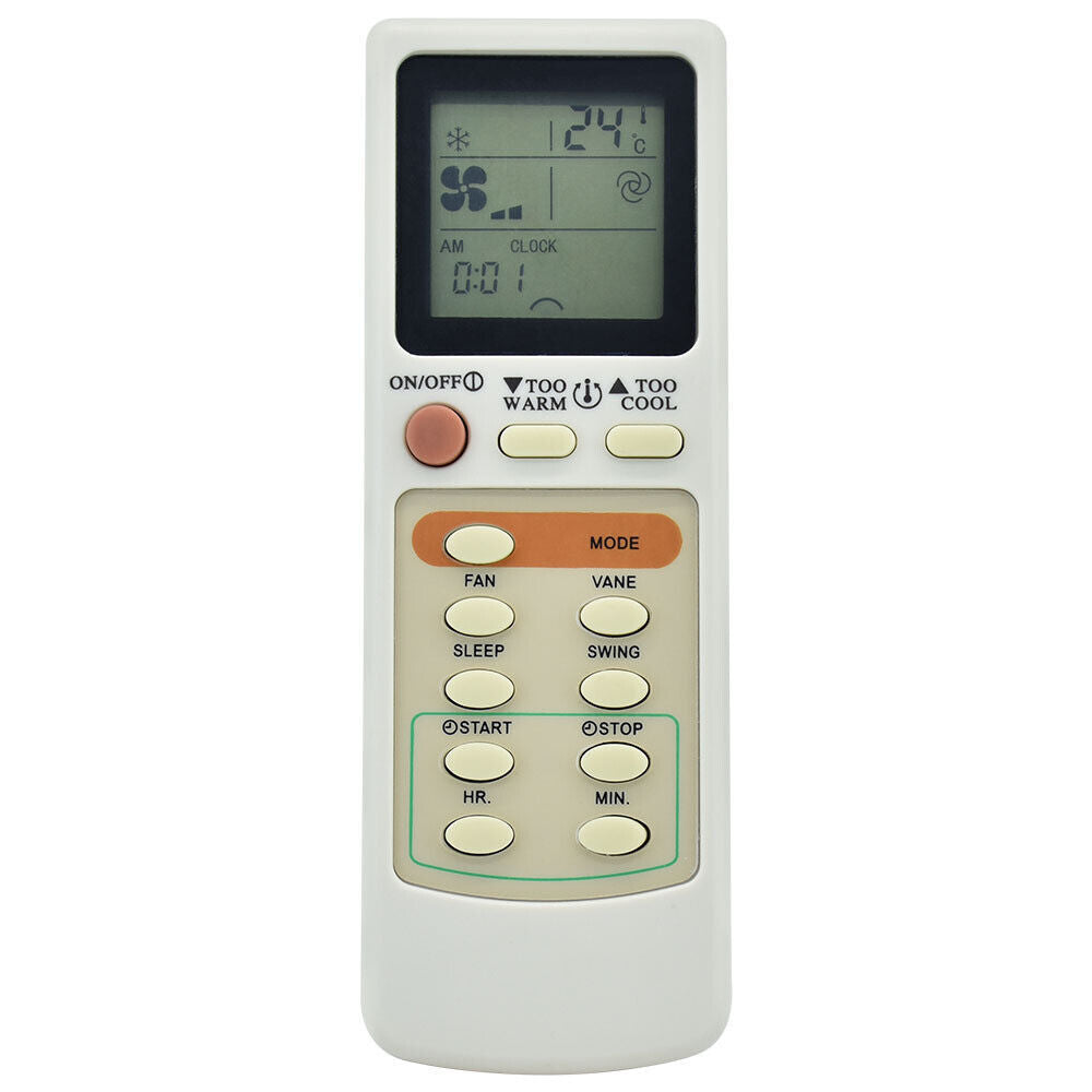 MSH-09NV Replacement Remote for Mitsubishi Air Conditioners