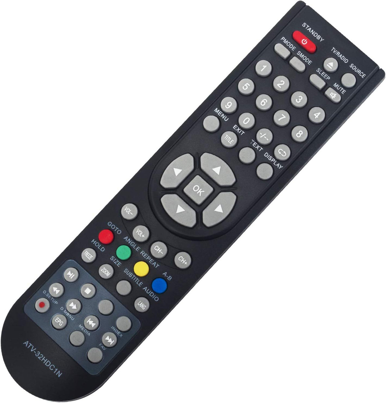 ATV-32HDC1N Replacement Remote Control for Bauhn LED LCD TV