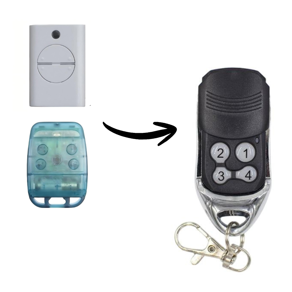 Garage Door Replacement Remote For FAAC XT2/XT4 433 MHz