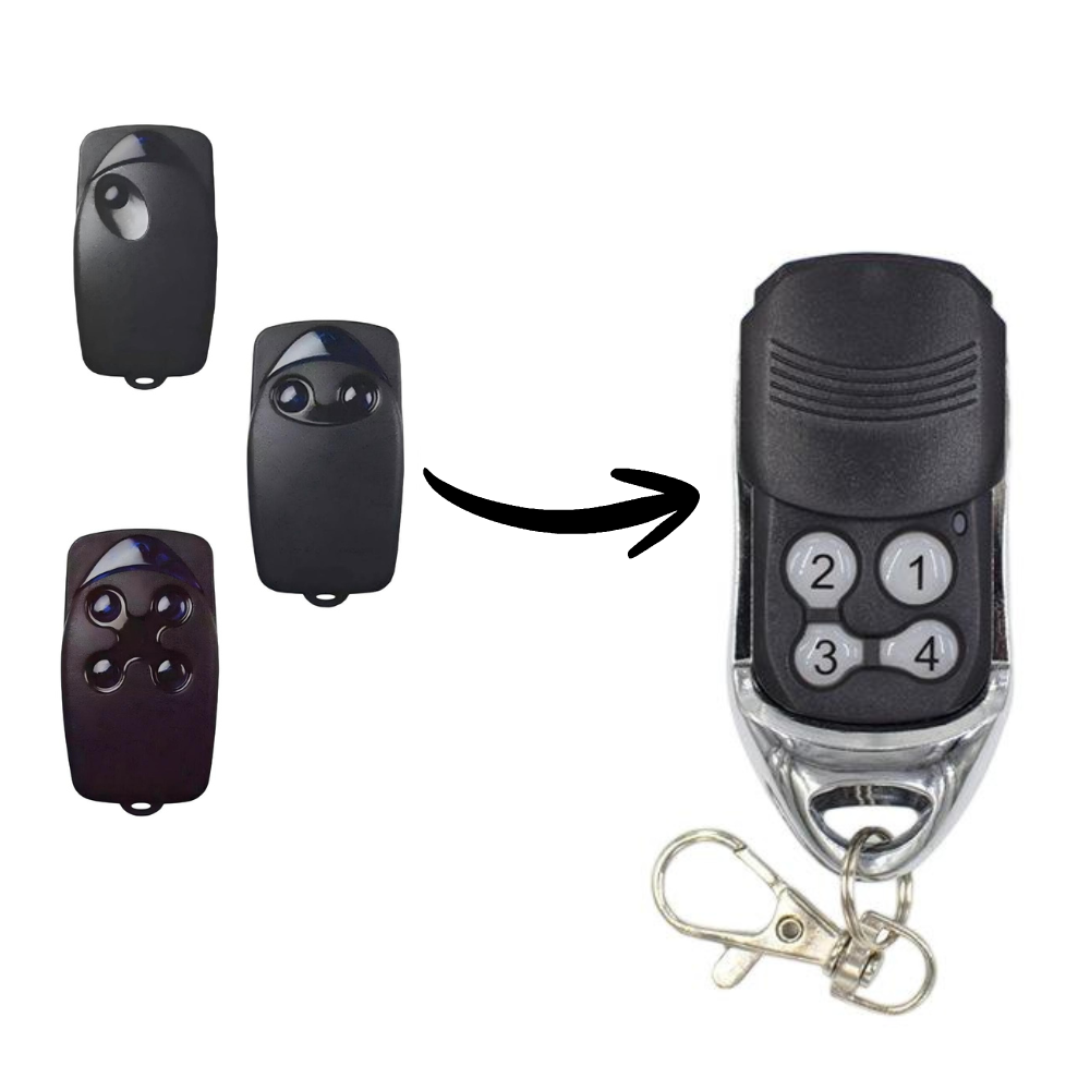 Garage Door Replacement Remote for Nice Flor-S FLO1-RS FLO2-RS FLO4-RS 433MHz
