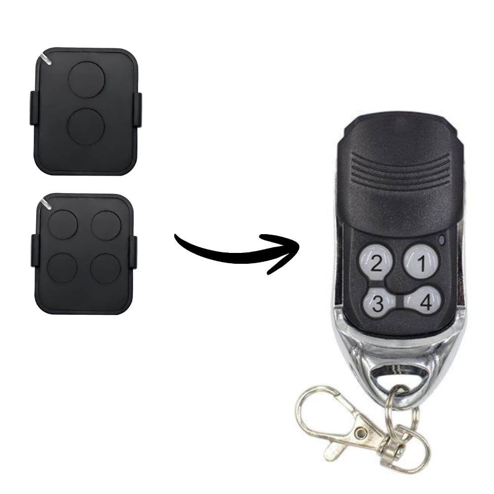 Garage Door Replacement Remote for Nice Flor-E FLO1-RE 433MHz