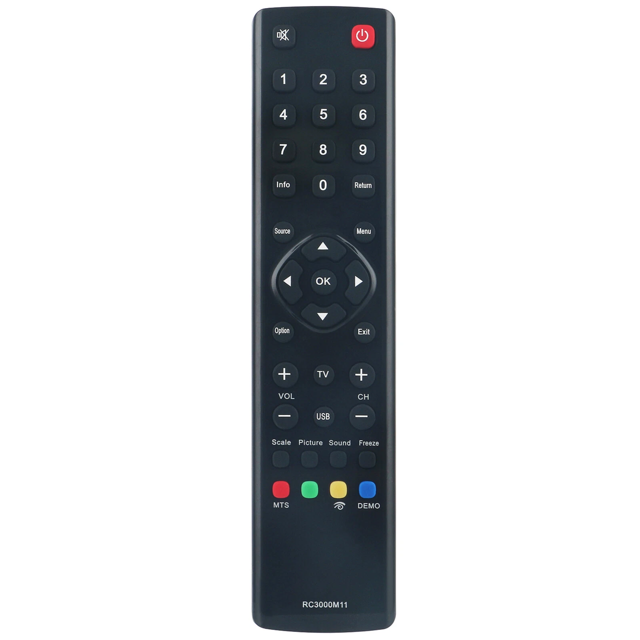 RC3000M11 Replacement Remote for KALLEY TCL Televisions
