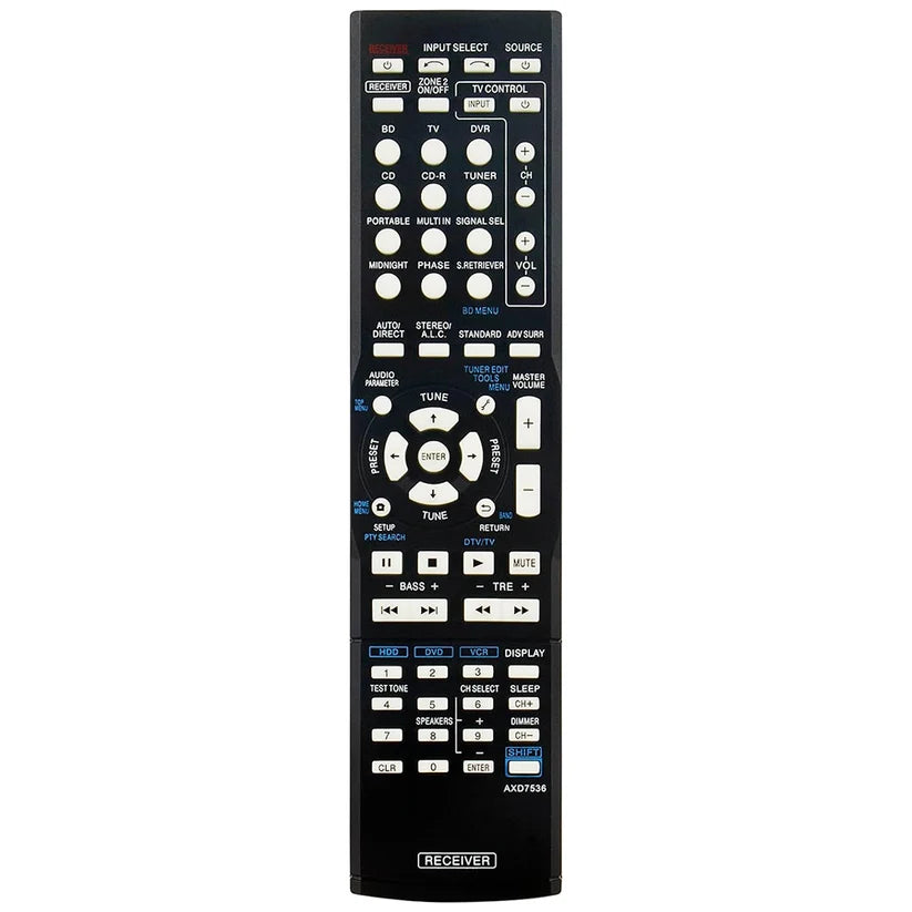 AXD7536 Replacement Remote for Pioneer AV Receivers