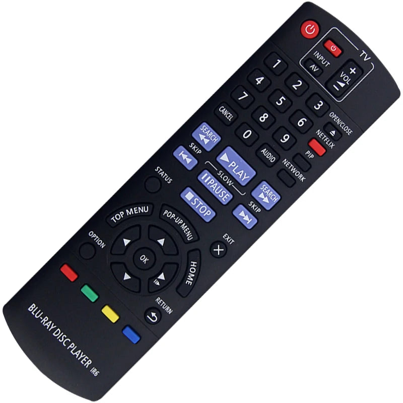 N2QAYB000734 Replacement Remote for Panasonic Blu-Ray Disc IR6 Players