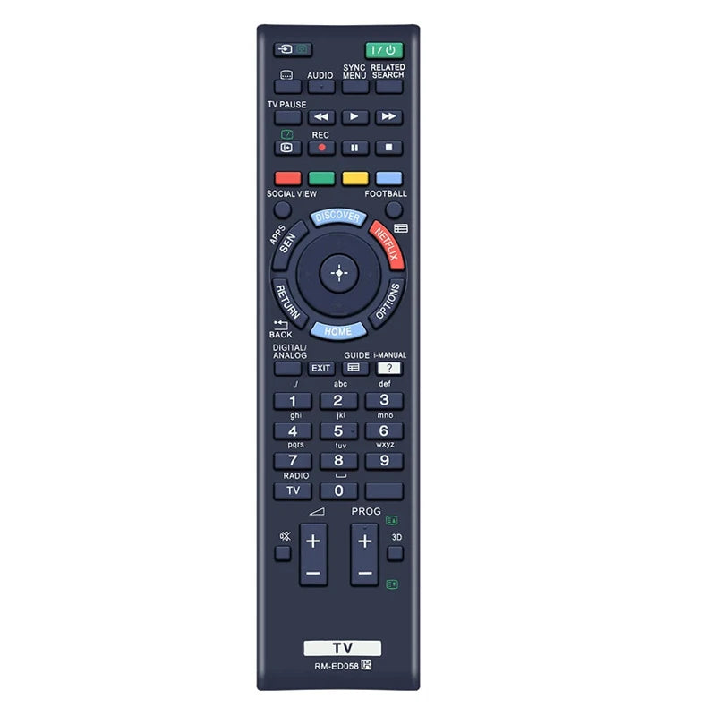 RM-ED058 Replacement Remote for Sony Televisions