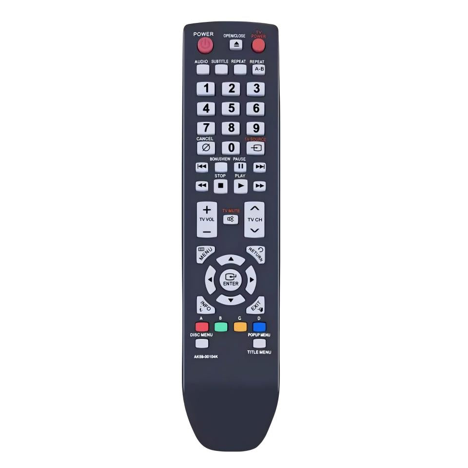AK59-00104K Replacement Remote for SAMSUNG BD-P3600 BD-P1600 DVD Players