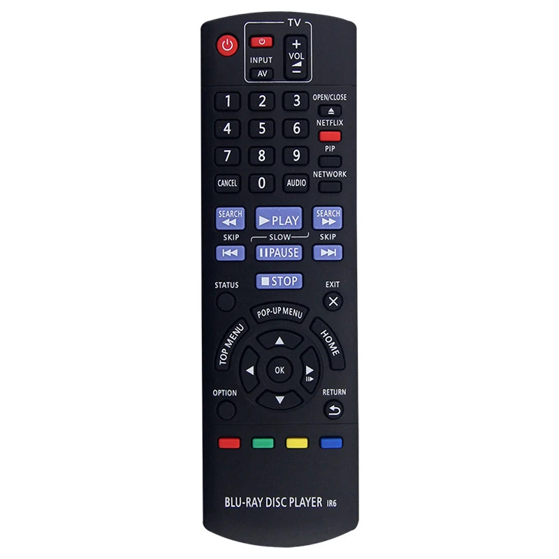N2QAYB000734 Replacement Remote for Panasonic Blu-Ray Disc IR6 Players