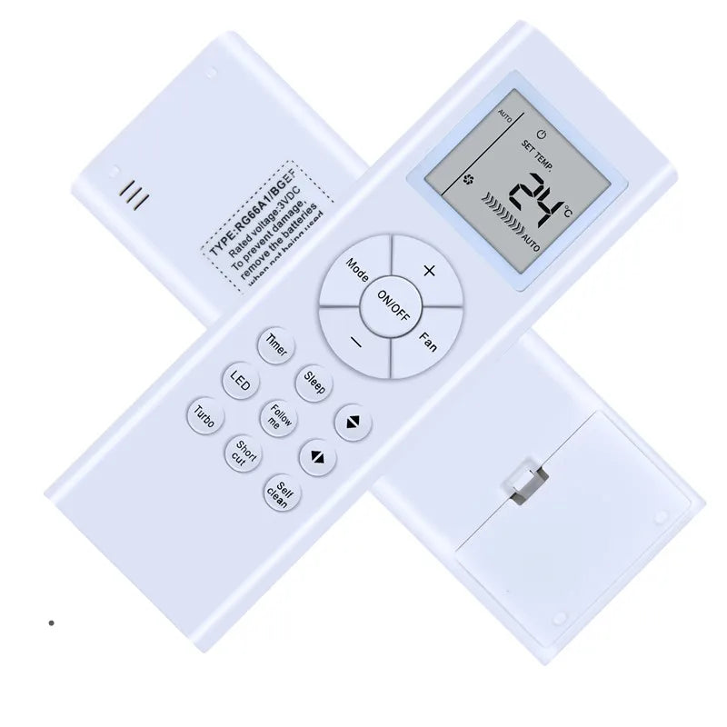 RG66A1/BGEF Replacement Remote for Midea Air Conditioners