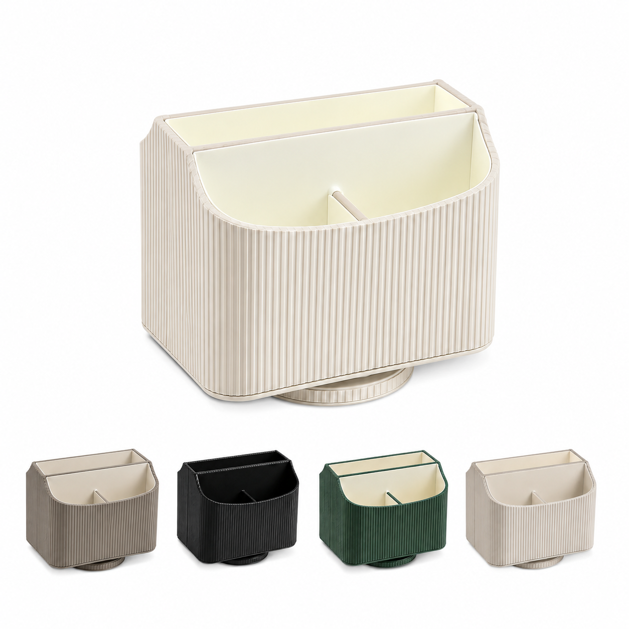 Rotatable Multifunctional Organizer – Holder for Remotes, Phones, Pens & Office Supplies